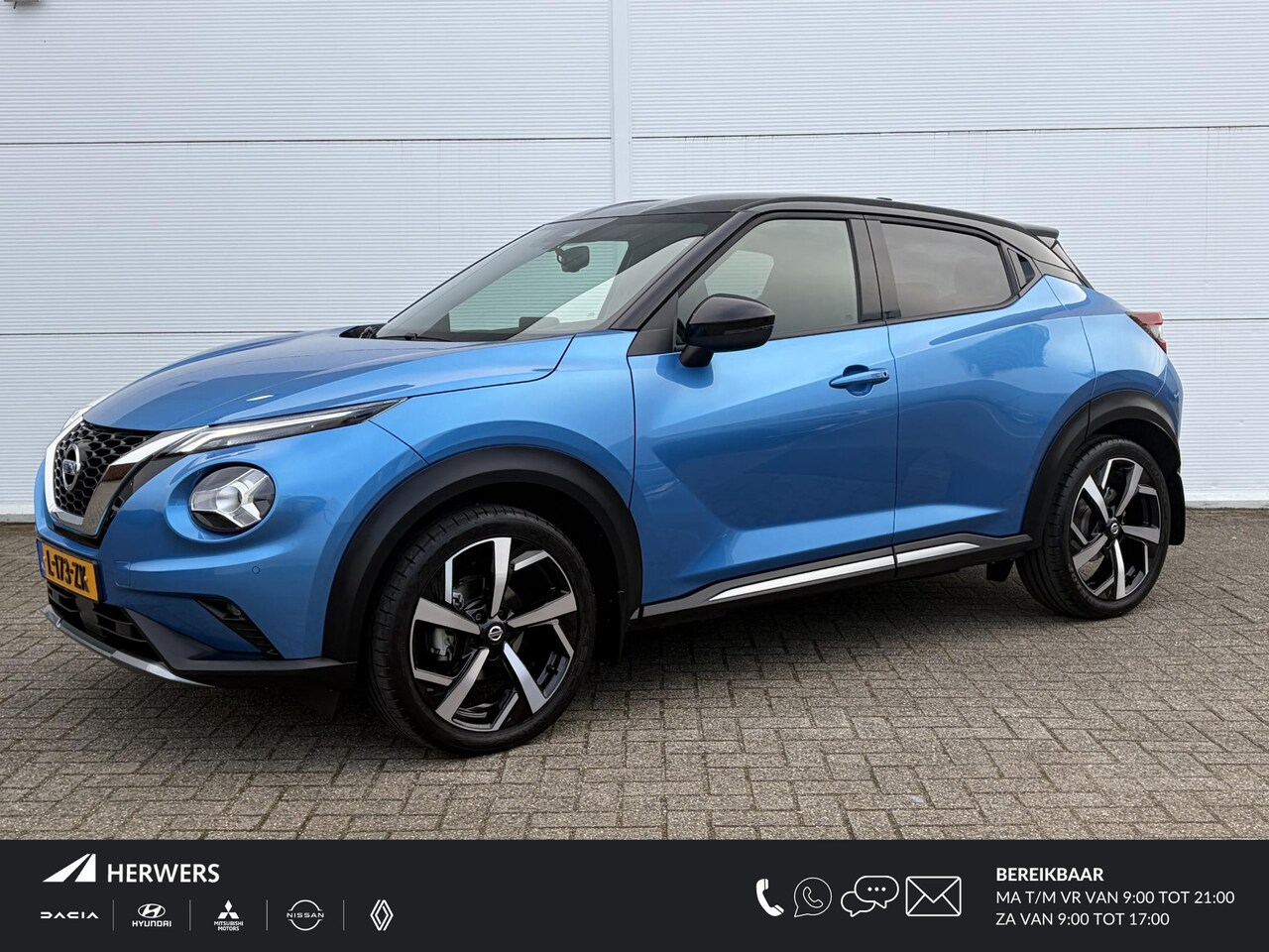 Nissan Juke - 1.0 DIG-T N-Design / trekhaak ( 1250 kg ) / airco (automatisch) / Apple Carplay/Android Au - AutoWereld.nl