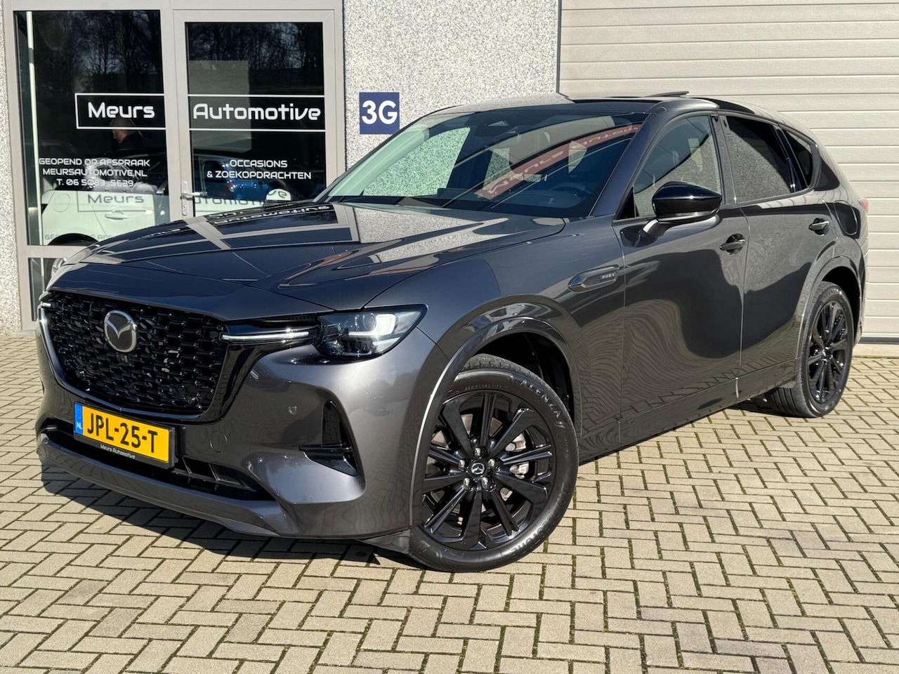 Mazda CX-60 - 2.5 e-SkyActiv PHEV Homura Pano/Trekhaak/Bose/Adap.Cruise/Leder/Virtual/Navi/ - AutoWereld.nl