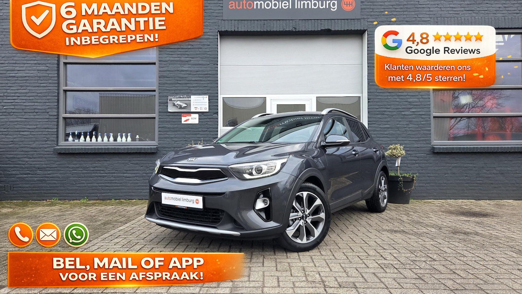 Kia Stonic - 1.0 T-GDi DynamicPlusLine | Carplay/Android | NAVIGATIE | PDC | VOLLEDIGE ONDERHOUDSHISTOR - AutoWereld.nl