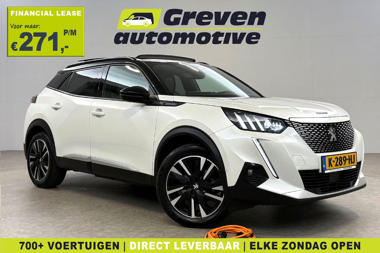 Peugeot e-2008 - EV GT-Line 50 kWh | SOH 91% | Pano | Virtual | Adap.Cruise | Clima | Carplay | Camera | St - AutoWereld.nl