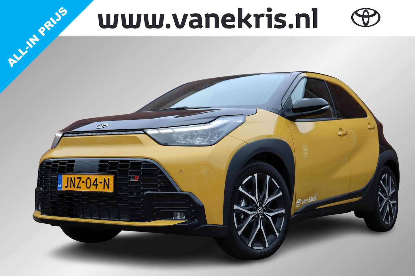 Toyota Aygo X - Hybrid 115 GR Sport Hybrid 115 GR Sport, Keyless entry, JBL, ,€ 1921 demovoordeel! - AutoWereld.nl