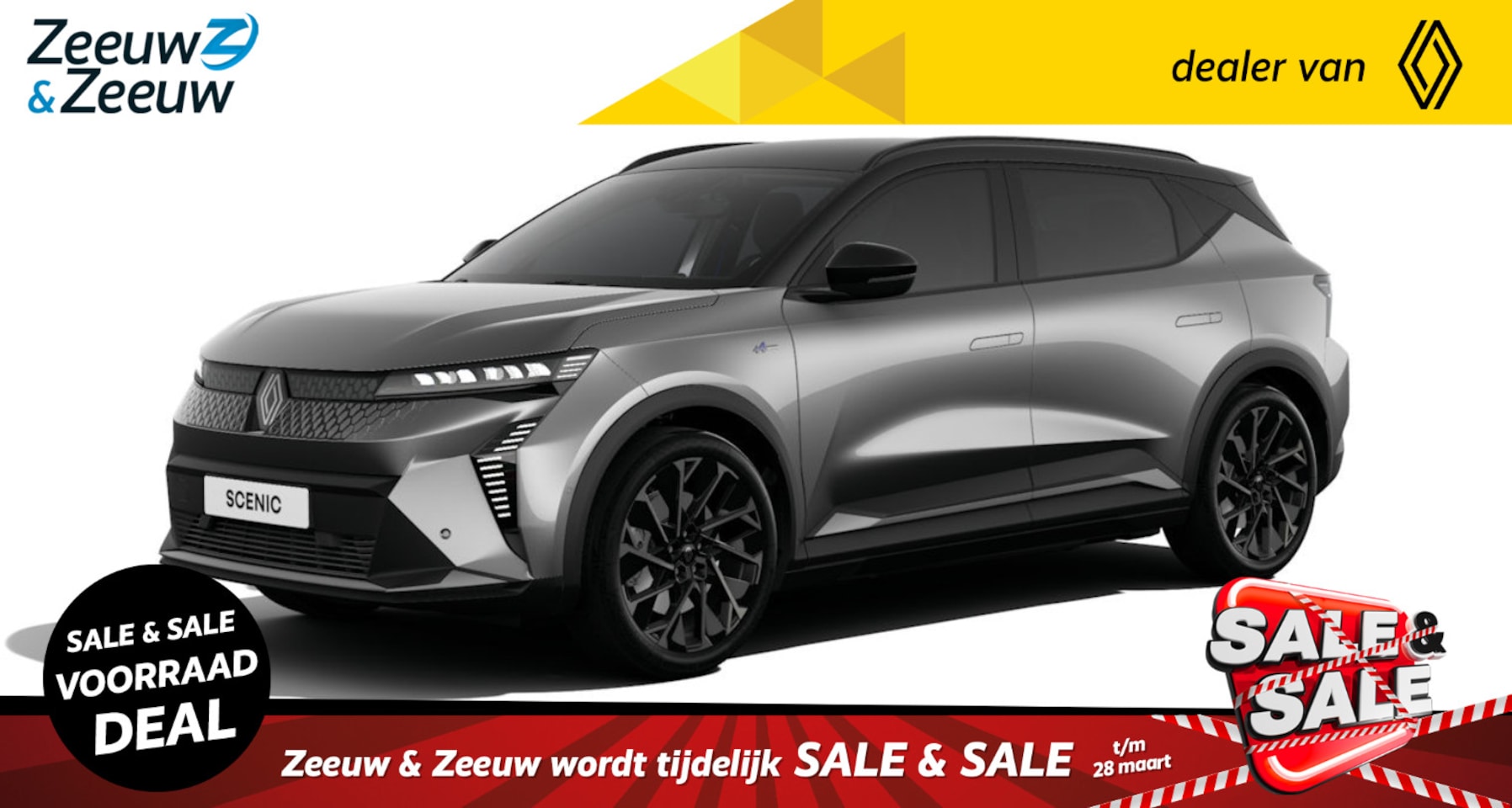 Renault Scenic E-Tech - EV87 long range esprit Alpine | Nu leverbaar met €3.000,- extra Zeeuw & Zeeuw voorraadkort - AutoWereld.nl