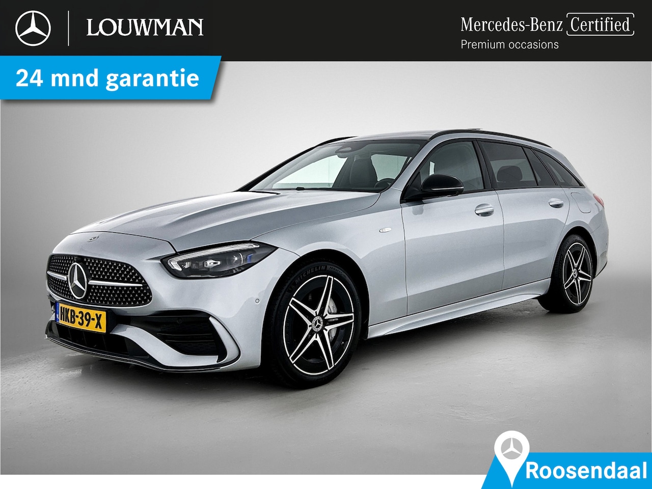 Mercedes-Benz C-klasse Estate - 300 e AMG Nightpakket | Panoramadak | Distronic | Burmester® | 360°-camera | Alarm | Head - AutoWereld.nl