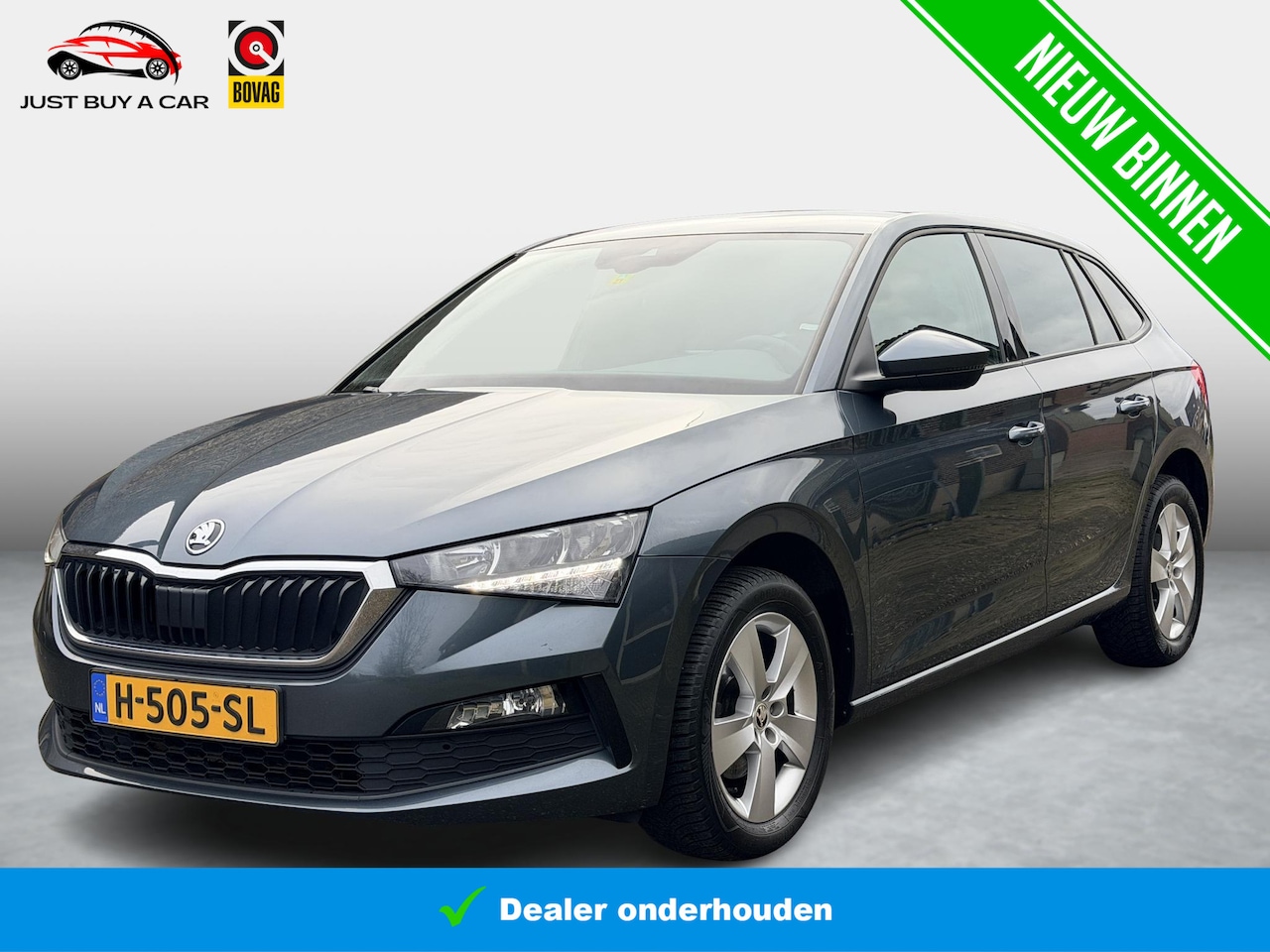 Skoda Scala - 1.0 TSI Sport Business Apple & Android / Sportstoelen / Zwarte hemel / Alcantara / Stoelve - AutoWereld.nl