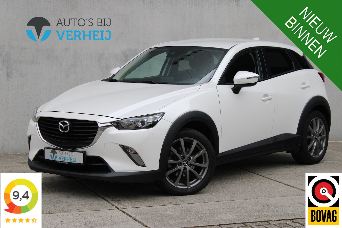 Mazda CX-3 - 2.0 SkyActiv-G 120 GT / NAVI / STOELVERWARMING / HALF LEDER - AutoWereld.nl