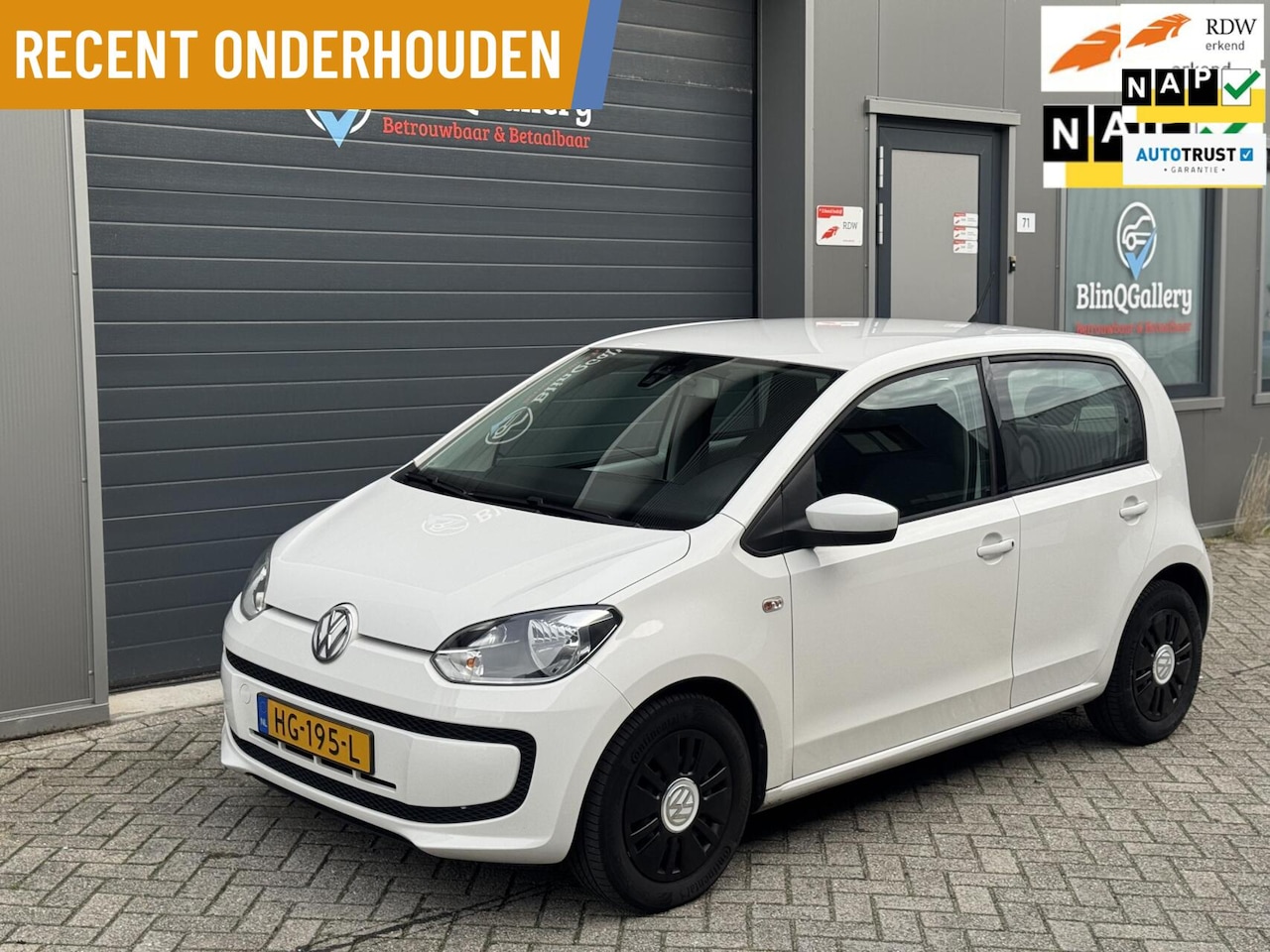 Volkswagen Up! - 1.0 move up! BlueMotion| Nw Apk| Onderhoud - AutoWereld.nl