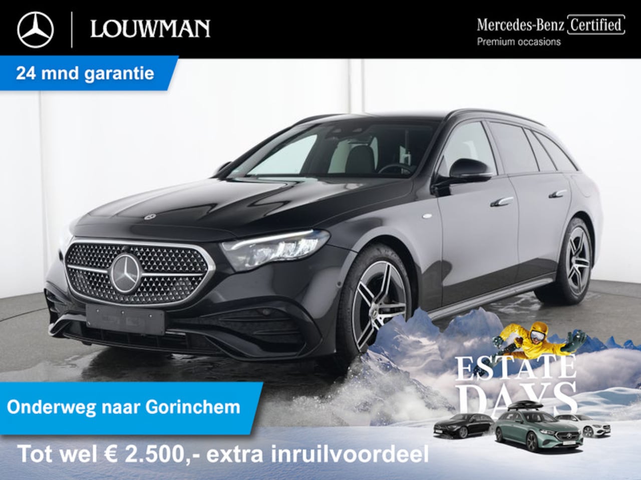 Mercedes-Benz E-klasse Estate - 300 e AMG Plug-In Hybride AMG Line | Night Pakket | Trekhaak | Distronic | Ledkoplampen | - AutoWereld.nl