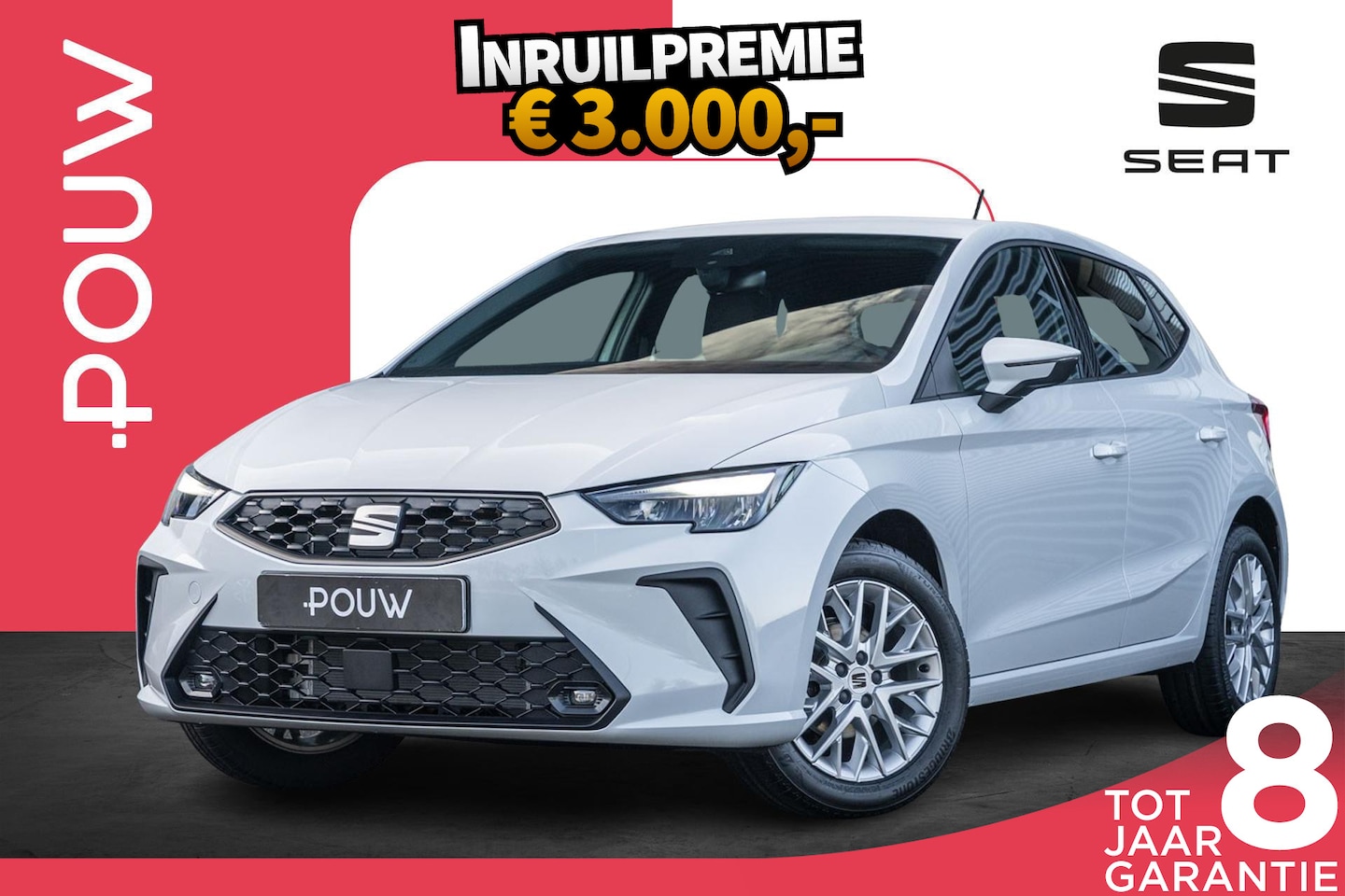 SEAT Ibiza - 1.0 EcoTSI 95pk Style | Full-LED Koplampen | 16" Velgen - AutoWereld.nl