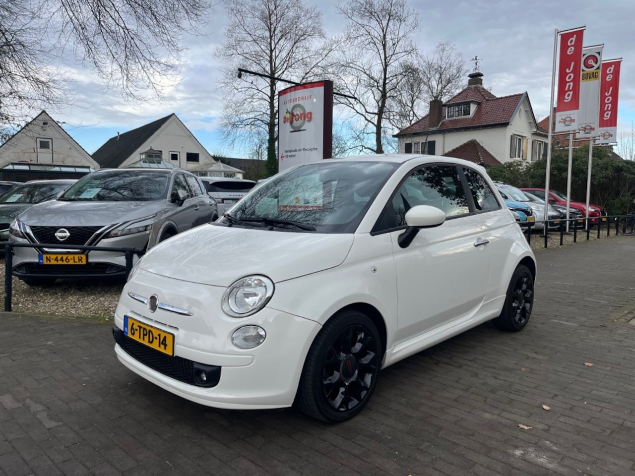 Fiat 500 - 0.9 TWINAIR T 500S / AIRCO / HALF LEDER / 16'' LM-VELGEN / BLUETOOTH - AutoWereld.nl