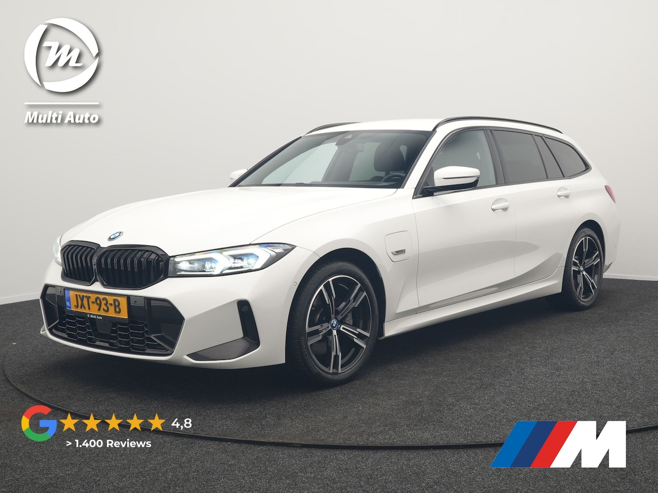 BMW 3-serie Touring - 320e M Sport FACELIFT Plug In Hybrid 204pk Dealer O.H PHEV | Trekhaak Af Fabriek | Adapive - AutoWereld.nl