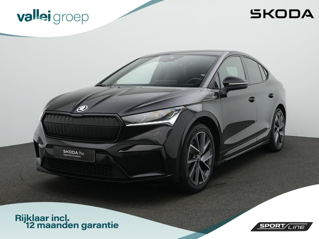 Skoda Enyaq Coupé iV - 80 204 pk Sportline | Panoramadak | Geheugenstoel | Matrix LED | Leder/alcantara | Stuur-/ - AutoWereld.nl