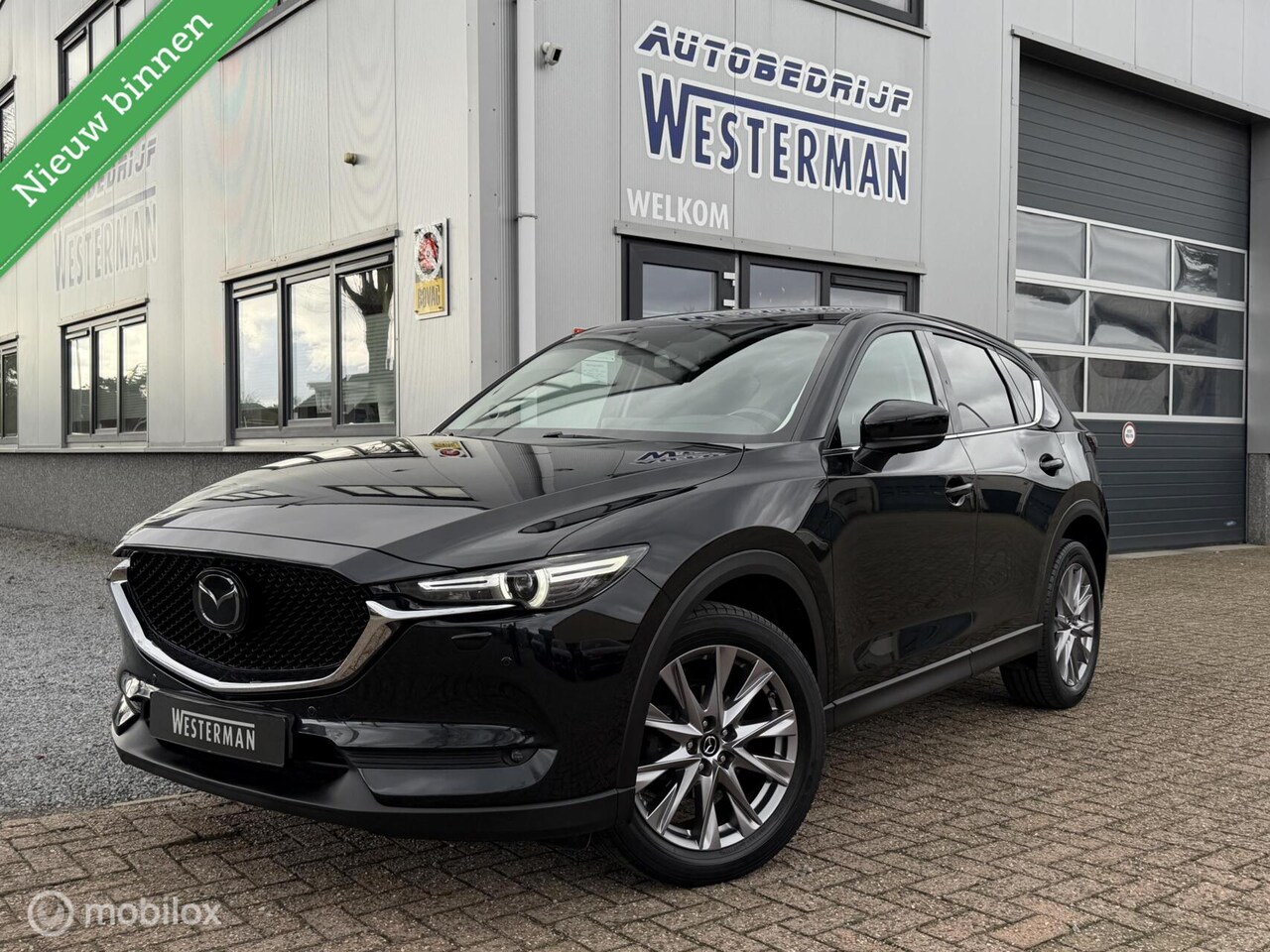 Mazda CX-5 - 2.5 SkyActiv-G 194 !! VOL !! Acc Leer Stoel-/stuur verw. Led Trekh. etc. - AutoWereld.nl