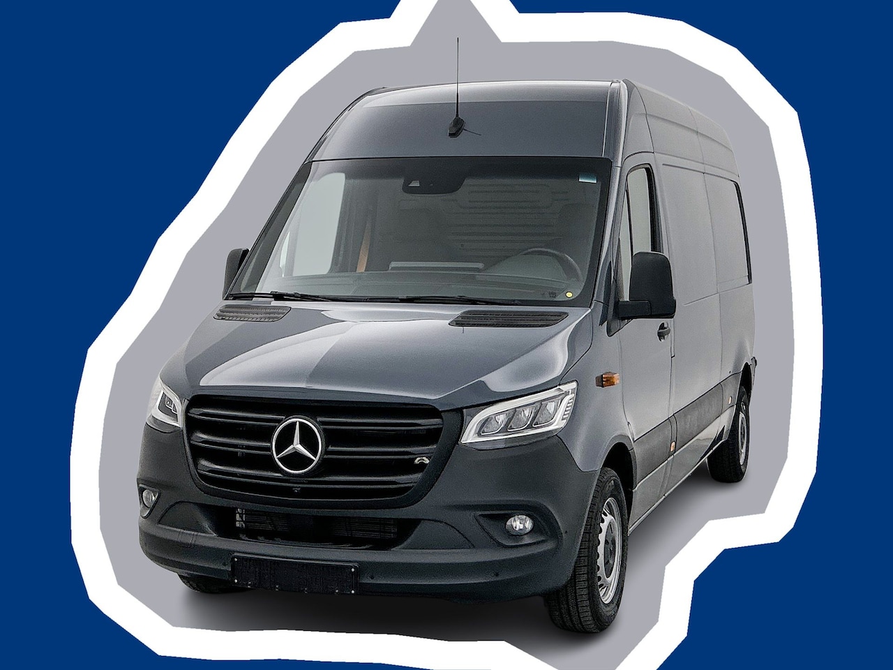 Mercedes-Benz Sprinter - 315 1.9 CDI L2H2 Led Adaptieve cruisecontrol Navigatie Betimmering Achteropstap 360 Camera - AutoWereld.nl
