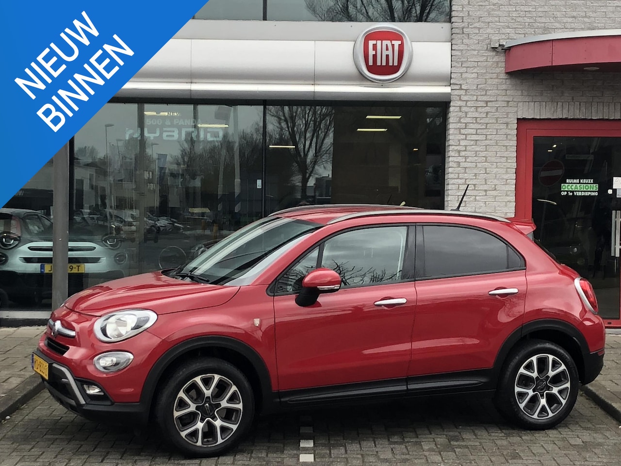 Fiat 500 X Cross - 1.4 Turbo 140 Plus DCT AUTOMAAT|NAVI|CLIMATE|LEER|PDC|17" - AutoWereld.nl