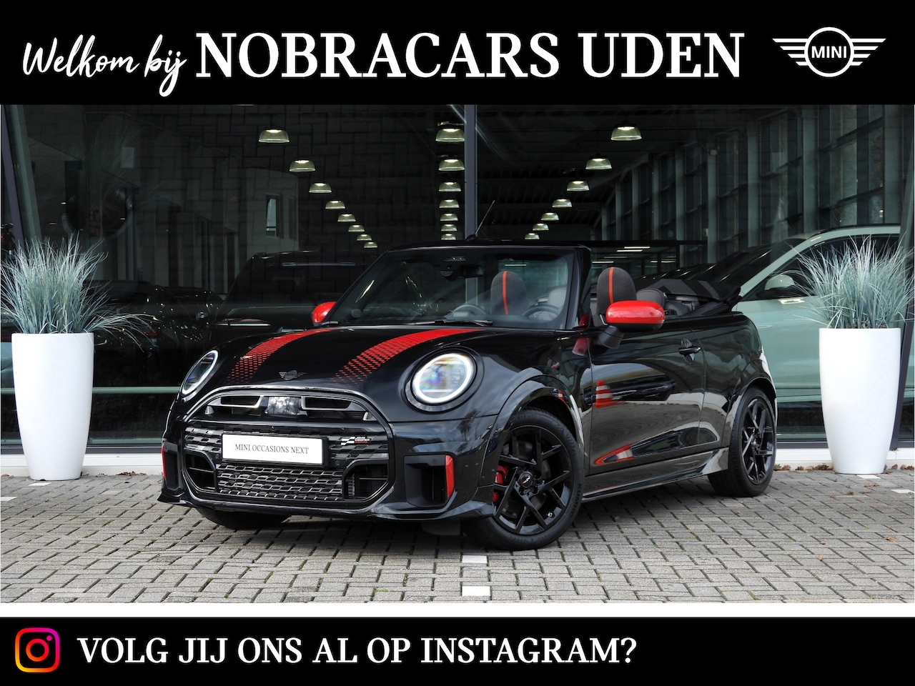 MINI Cabrio - John Cooper Works Automaat / Pakket XL / 17" JCW Sprint Spoke black - AutoWereld.nl