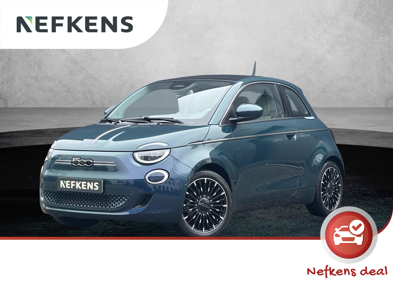 Fiat 500 - La Prima 42kWh | 1ste eigenaar | Elektrisch glazen panoramadak | Winterpack | Dodehoekdete - AutoWereld.nl