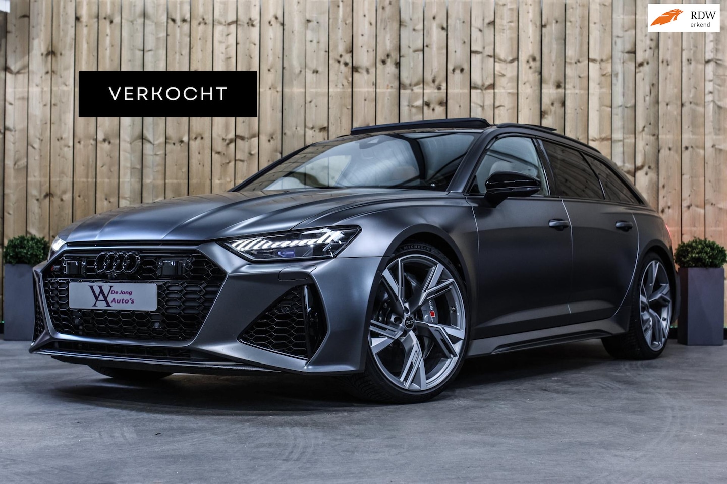 Audi RS6 - Avant TFSI Quattro *Keramisch*Pano*B&O Advanced*PPF*Soft-Close* - AutoWereld.nl