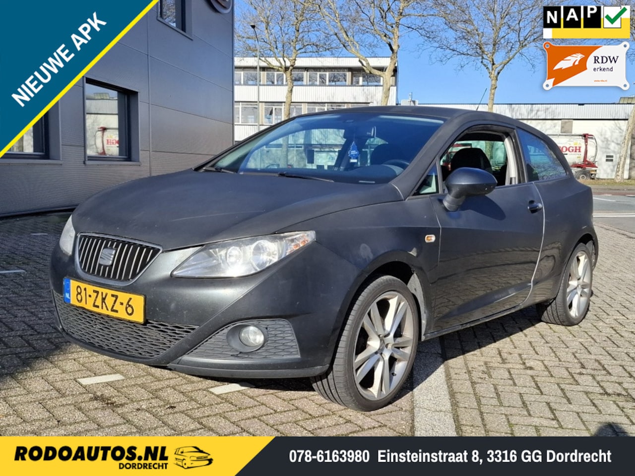 SEAT Ibiza SC - 1.6 Sport 3-Drs Airco/Leer Nieuwe APK ✅ - AutoWereld.nl