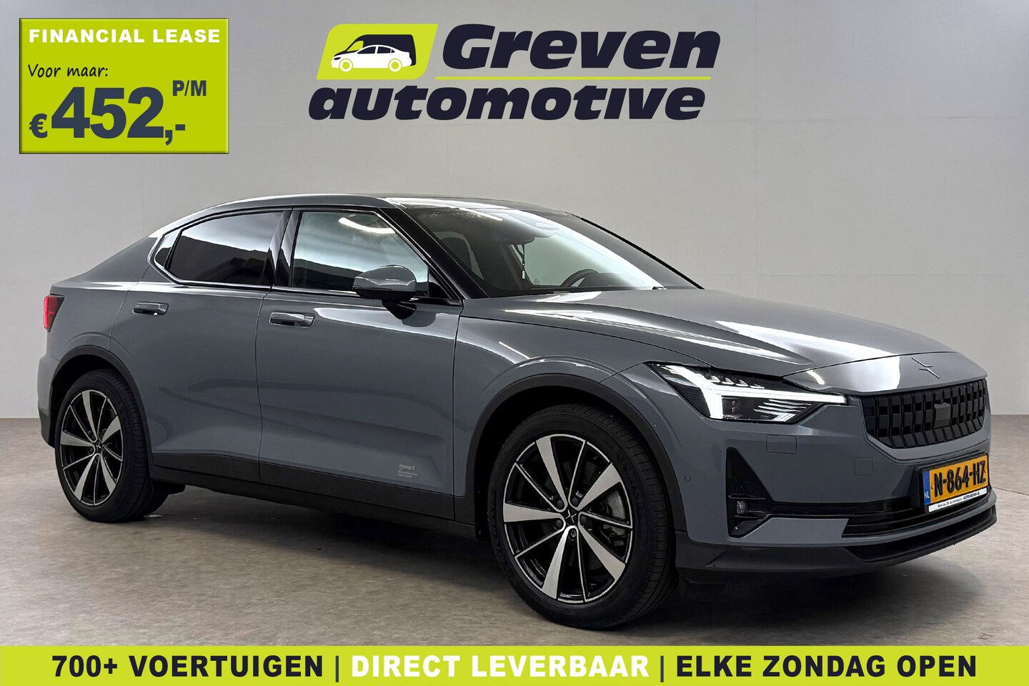 Polestar 2 - Long Range Dual Motor 78kWh Launch Edition | SOH 93% | Snelladen | H/K | Pano | 360° | Vir - AutoWereld.nl