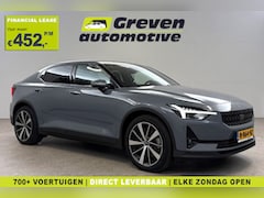 Polestar 2 - 2 Long Range Dual Motor 78kWh Launch Edition | SOH 93% | Snelladen | H/K | Pano | 360° | V