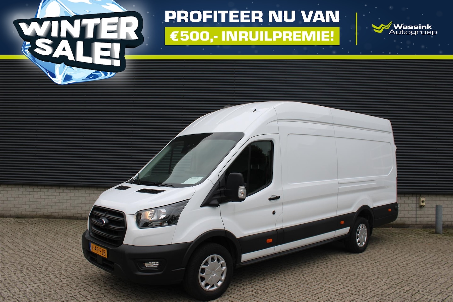 Ford Transit - I GB 350 L4H3 TDCi 105pk RWD Trend I Wintersale | Camera achter | Cruise control | Airco | - AutoWereld.nl