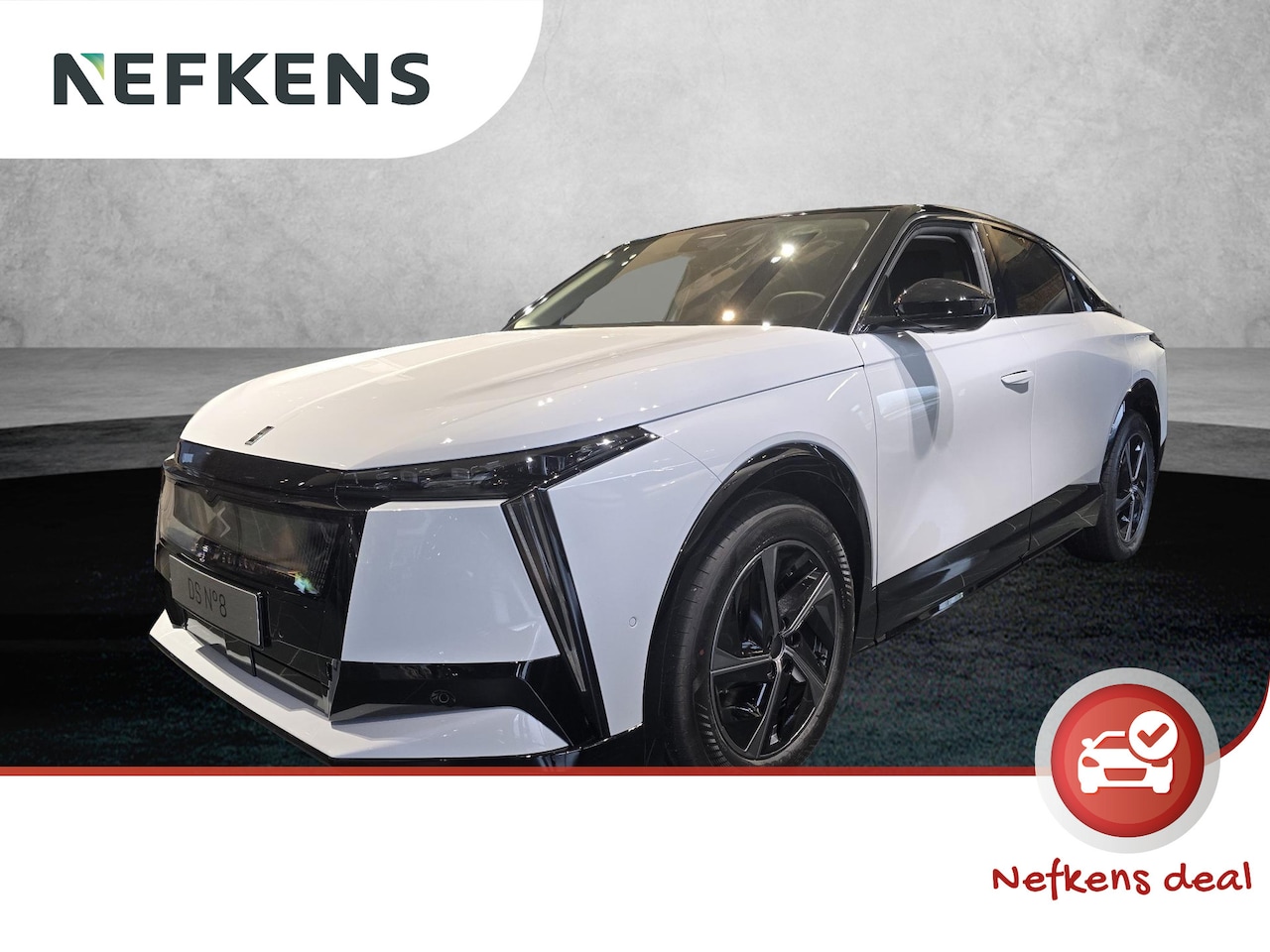 DS No 8 - AWD Long Range Étoile Absolute Comfort 97 kWh Zwart lederen interieur - AutoWereld.nl