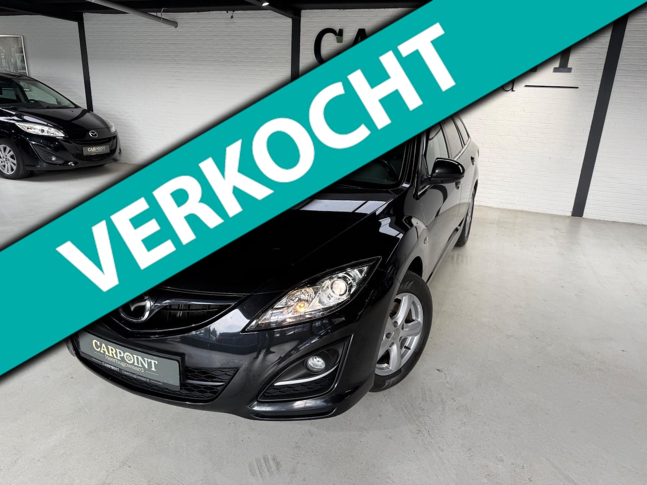 Mazda 6 Sportbreak - 2.0 GT-M Line 2012 Bose Half Leer Dodehoek Cruise Pdc Clima Nette Auto - AutoWereld.nl