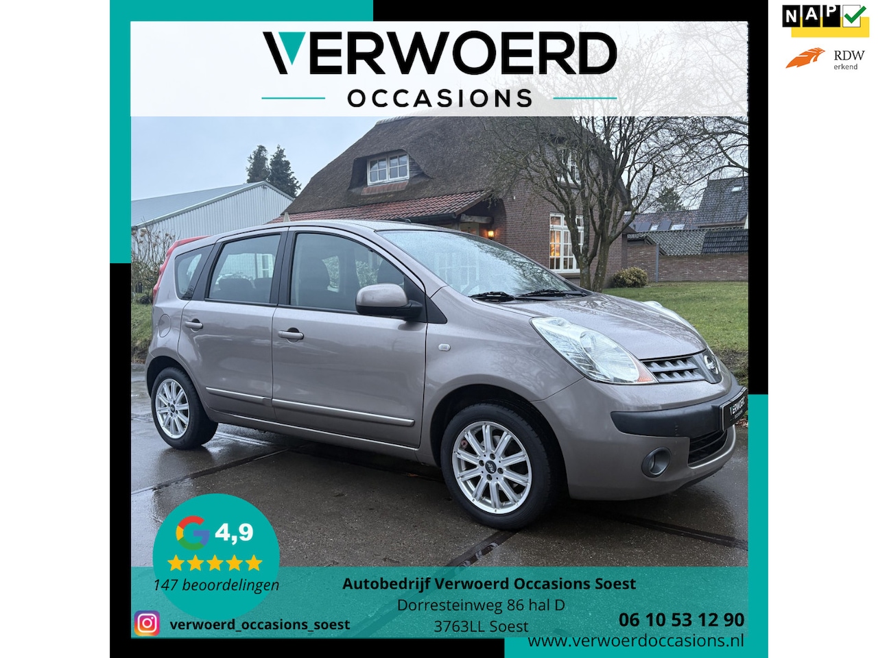 Nissan Note - 1.4 Acenta|AIRCO|TREKHAAK|SENSOREN|ONDERHOUDEN|NAP|NL-AUTO|BOEKJES - AutoWereld.nl