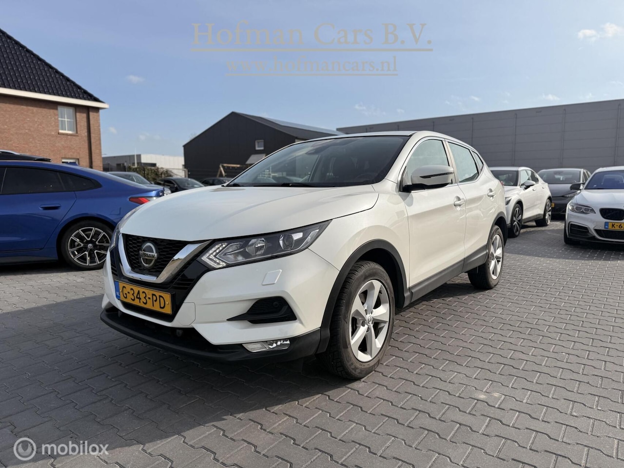 Nissan Qashqai - 1.3 DIG-T Business Edition | 2019 | 62.000 km | Wit | Trekhaak | Camera | Cruise | 2 Sleut - AutoWereld.nl