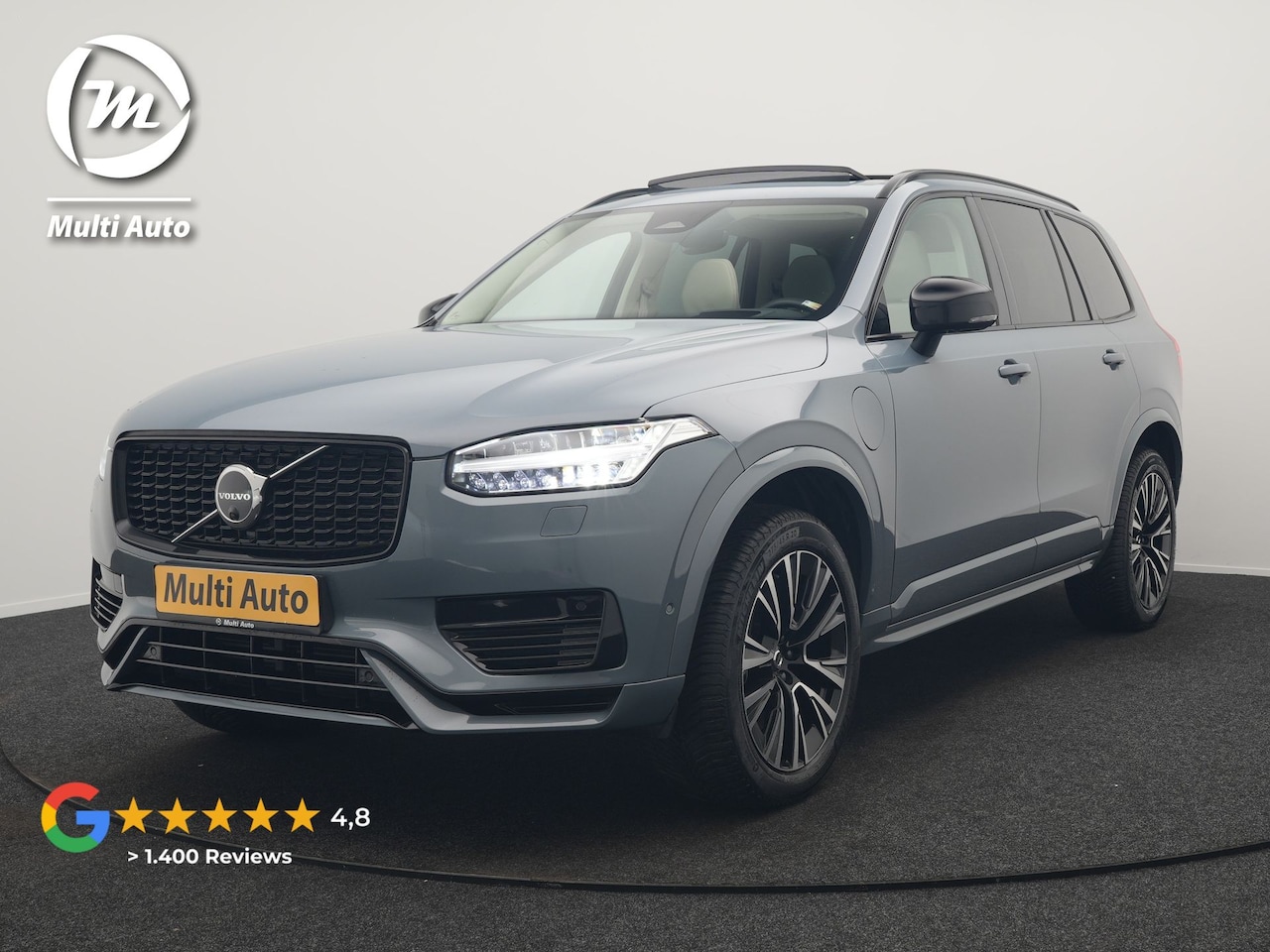 Volvo XC90 - T8 Recharge AWD Ultimate Dark 7 Persoons LONG RANGE Plug In Hybrid 455pk Dealer O.H. PHEV - AutoWereld.nl