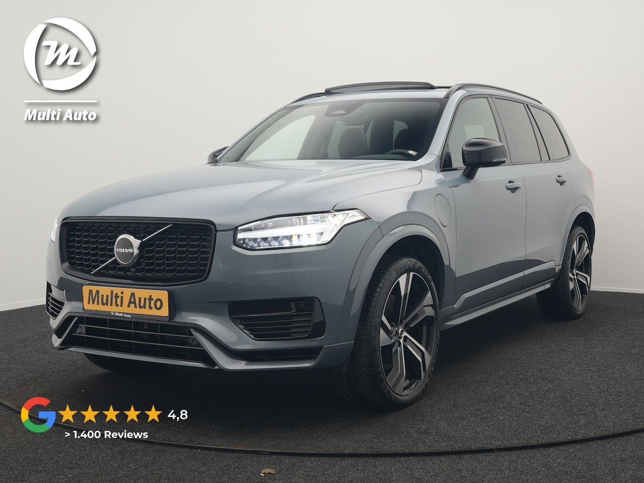 Volvo XC90 - T8 Recharge AWD Plus Dark 7 Persoons LONG RANGE Plug In Hybrid 455pk Dealer O.H. PHEV | Tr - AutoWereld.nl
