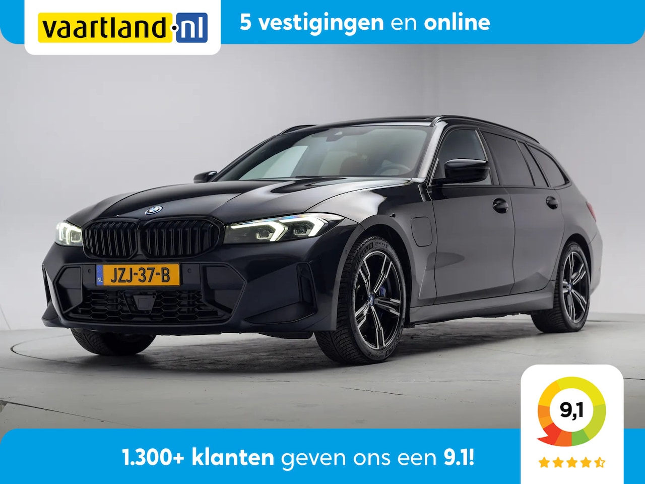 BMW 3-serie Touring - 320e M Sport High Executive Shadow [ Pano Navi Apple / Android HiFi Leder Camera ] - AutoWereld.nl