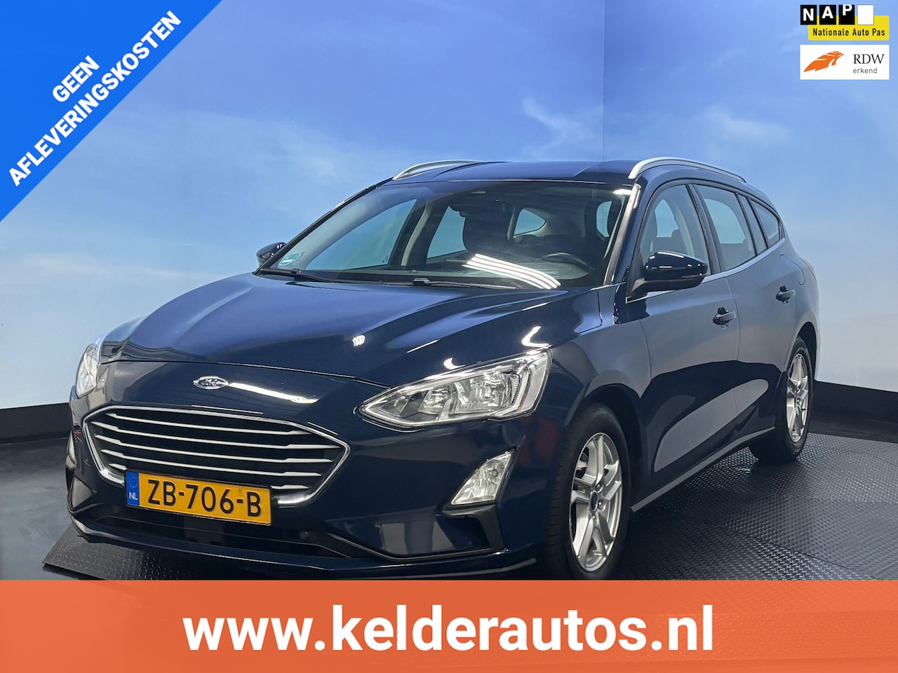 Ford Focus Wagon - 1.0 EcoBoost Trend Edition Business Navi | Airco | Cruise | PDC | Stoelverwarming - AutoWereld.nl