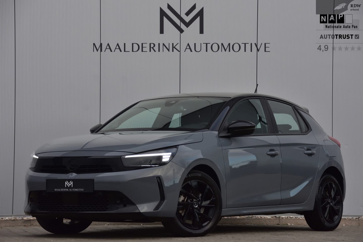 Opel Corsa - 1.2 Turbo Hybrid GS Black Edition, Led, App-Connect, Parkeersensoren, Verkeersbordherkenni - AutoWereld.nl