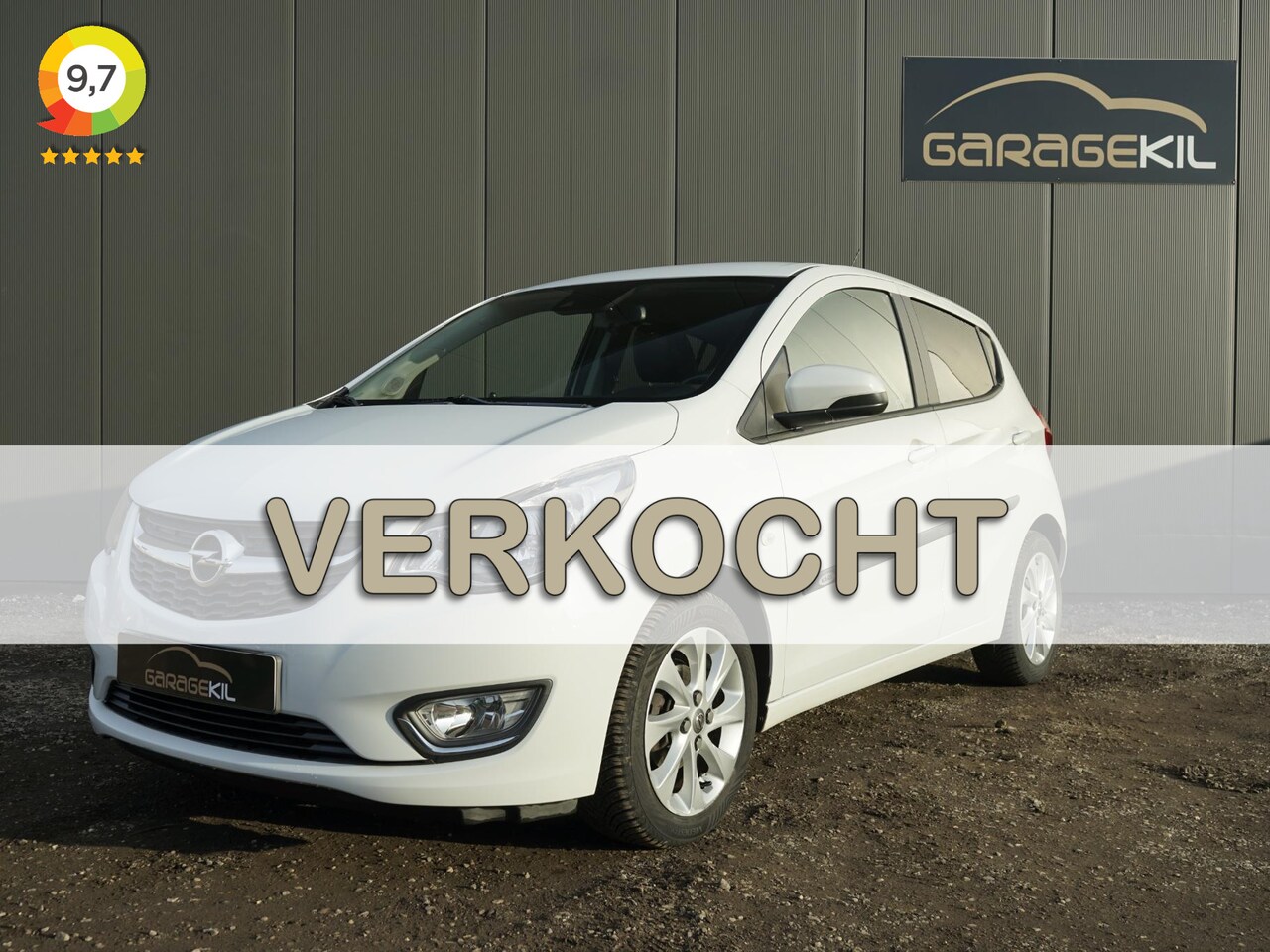 Opel Karl - 1.0 ecoFLEX Innovation Orig. NL / Half leder / LM velgen / PDC / Privacy glass / Stootlijs - AutoWereld.nl