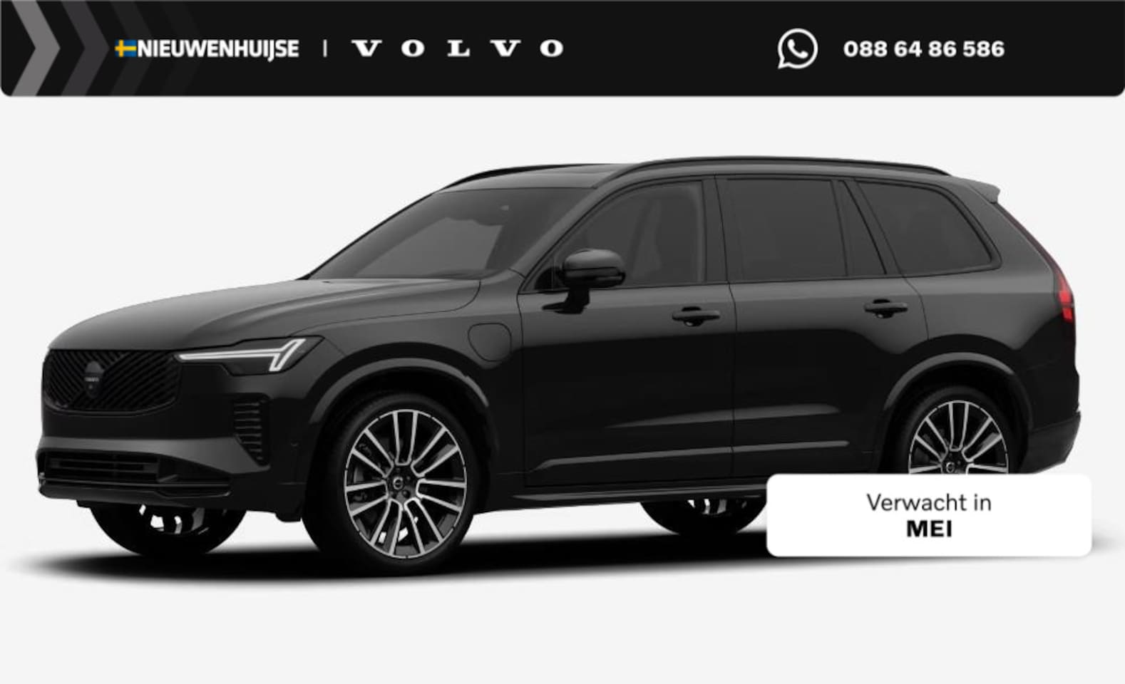 Volvo XC90 - 2.0 T8 Plug-in hybrid AWD Ultra Black Edition Executive | Luchtvering | Gelaagd Glas | Bow - AutoWereld.nl