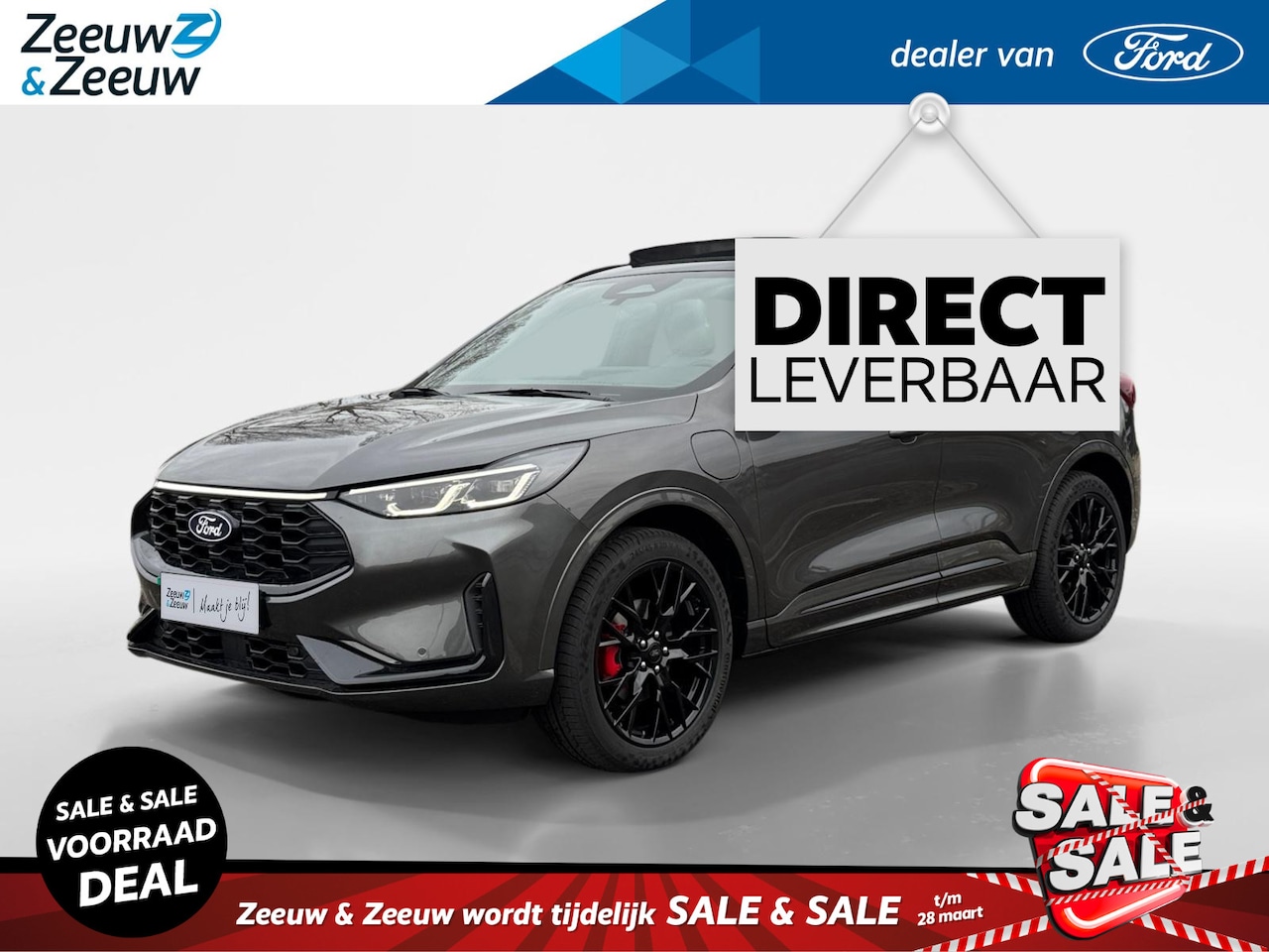 Ford Kuga - 2.5 PHEV Sound Edition | €4.000.- korting | Panorama dak | Trekhaak | 20inch velgen | Dire - AutoWereld.nl