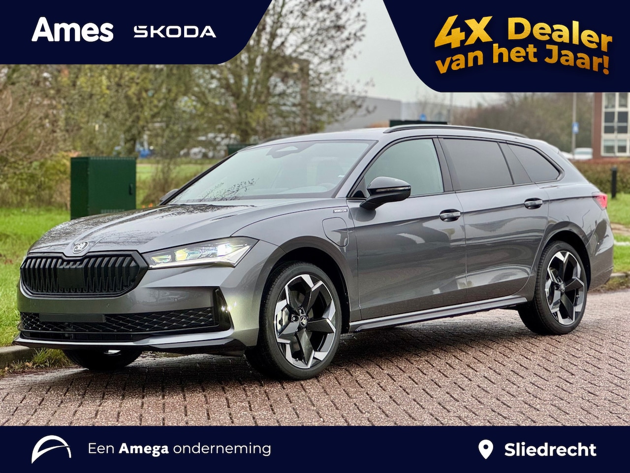 Skoda Superb Combi - 1.5 TSI 204pk DSG PHEV Sportline Business | Adaptive cruise control | Panoramadak | Matrix - AutoWereld.nl