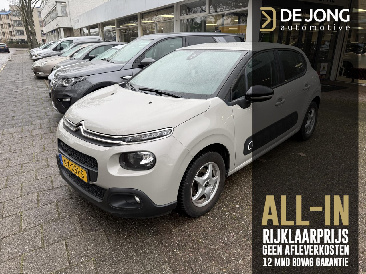 Citroën C3 - 1.2 PureTech Feel 105g ALL-IN RIJKLAARPRIJS/Navi/Parkeersensoren/Airco/Apple carplay - AutoWereld.nl