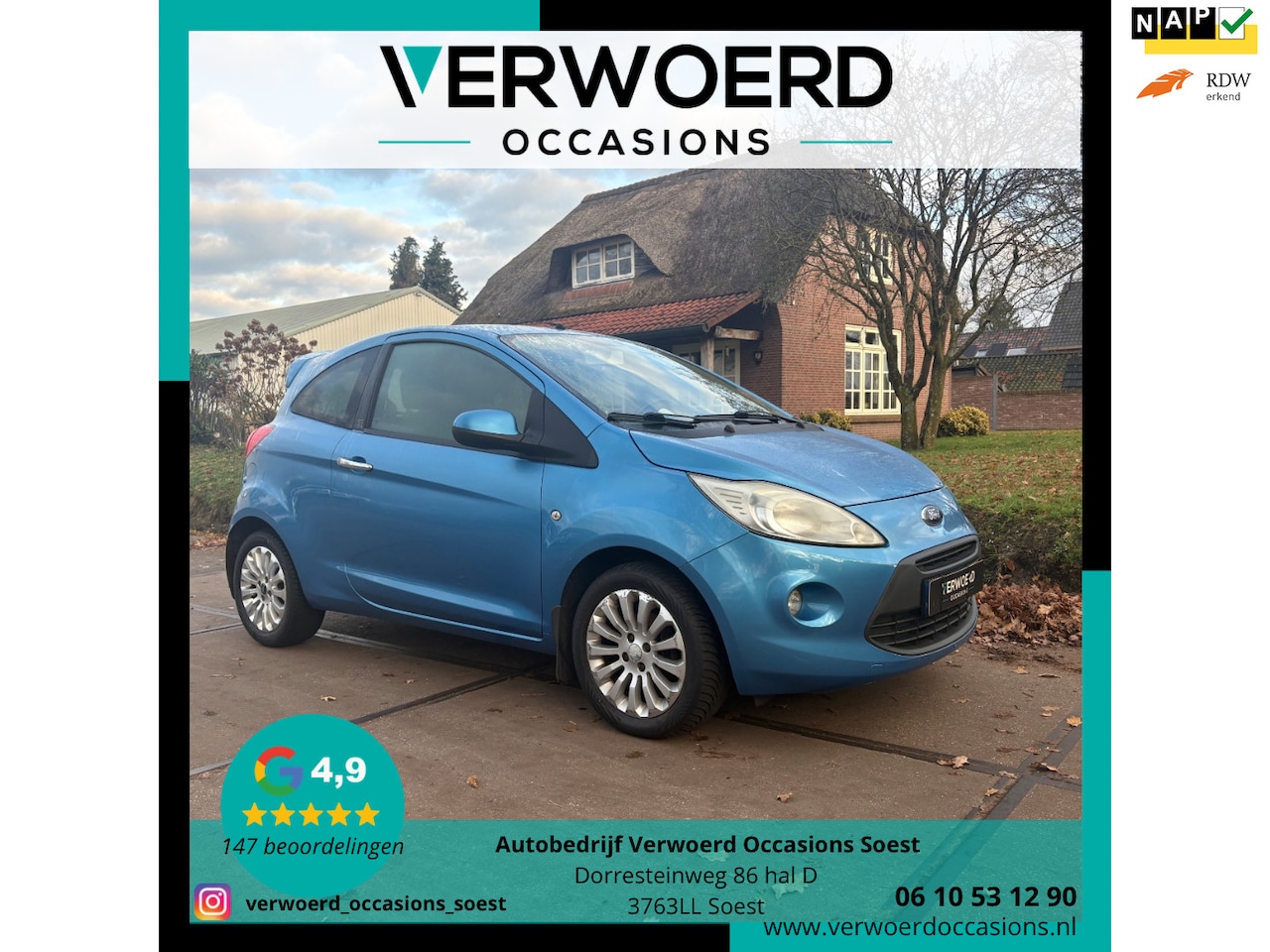 Ford Ka - 1.2 Titanium X|AIRCO|BLUETOOTH|SPOILER|LM-WIELEN|NAP|NL-AUTO|BOEKJES|2 KEYS| - AutoWereld.nl