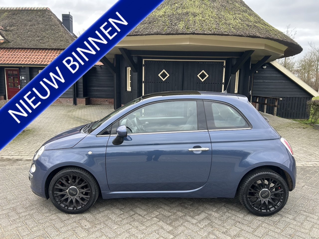 Fiat 500 - 0.9 TwinAir Lounge Airco Cv Pano Lm Navigatie Pdc Nap - AutoWereld.nl