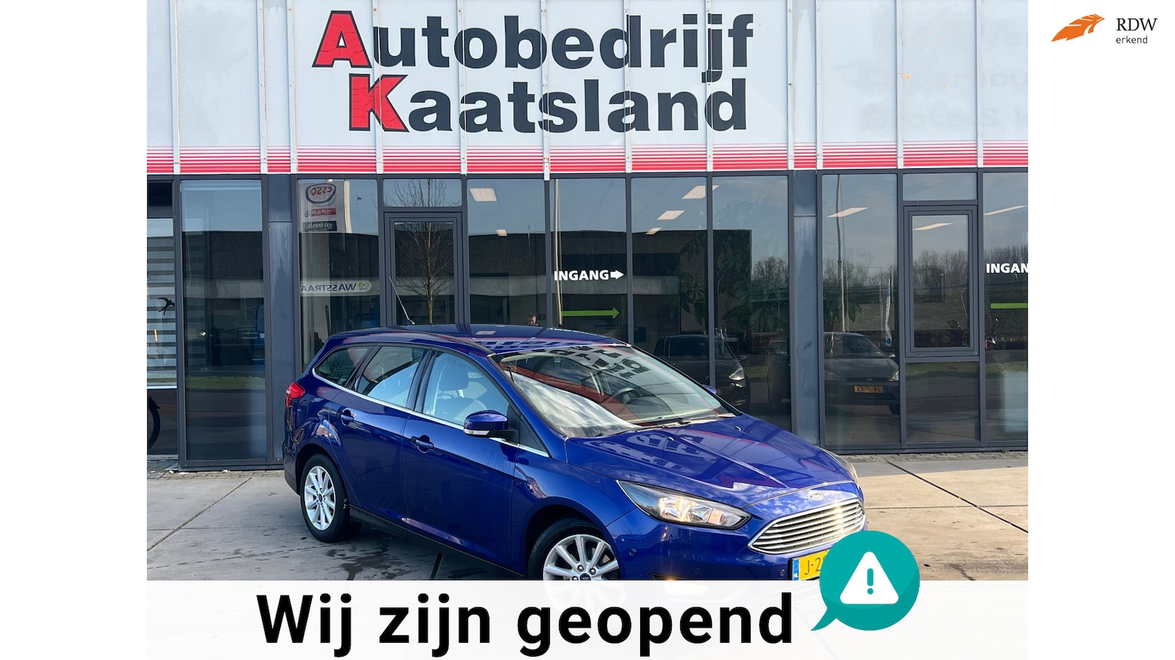 Ford Focus Wagon - 1.0 Titanium Edition - Navi - Cruise - Clima - - AutoWereld.nl