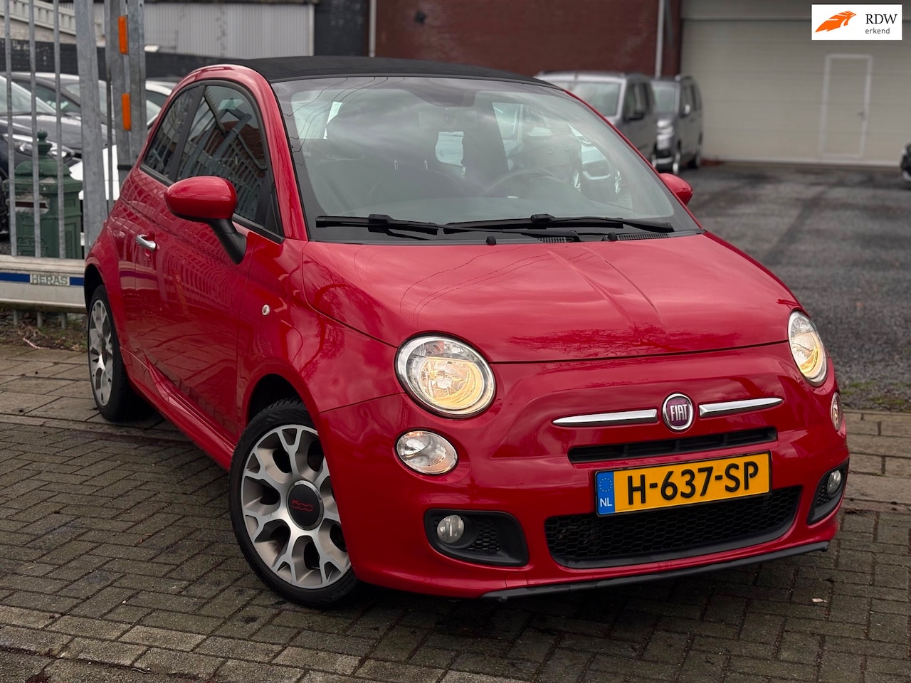 Fiat 500 C - 0.9 TwinAir Turbo Sport | virtual cockpit | Half leder |16” LMV | - AutoWereld.nl