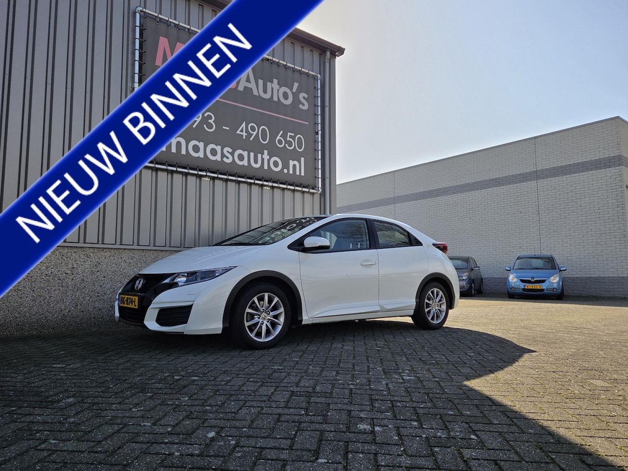 Honda Civic - 1.4i Comfort uitvoering parelmoer- wit / metalic 1e eigenaar !!! - AutoWereld.nl