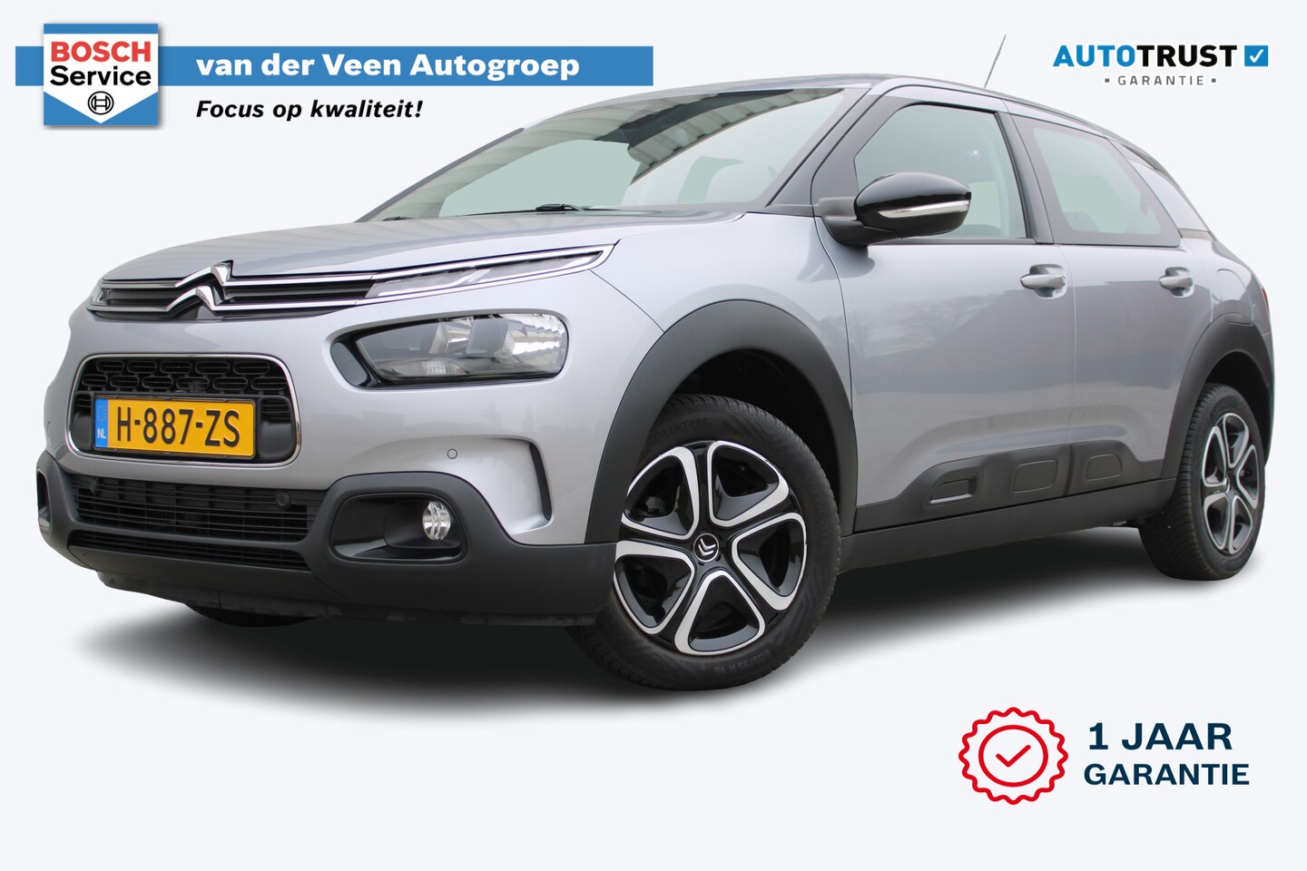 Citroën C4 Cactus - 1.2 PureTech Business | Incl. 12 maanden garantie Trekhaak | Cruise control | Apple carpla - AutoWereld.nl