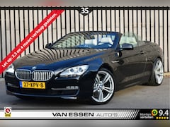 BMW 6-serie Cabrio - 650i High Executive Leder Head-Up Navi 360-Camera 4-Wielsturing Memory NL-AUTO