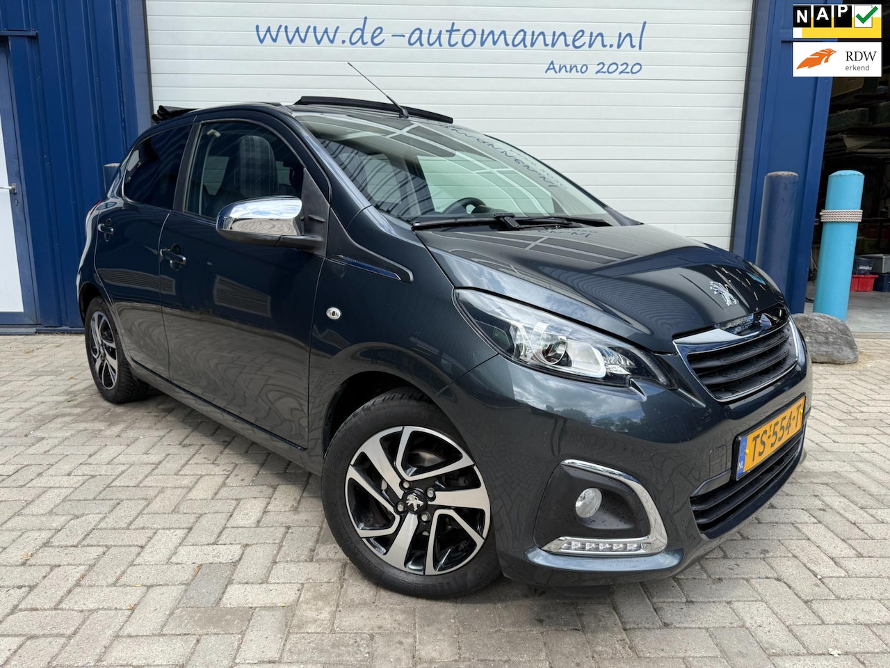 Peugeot 108 - 1.0 e-VTi Allure TOP! AUTOMAAT 5-drs / AIRCO / NAVI+DAB / OPEN DAK / APK 10-26 - AutoWereld.nl