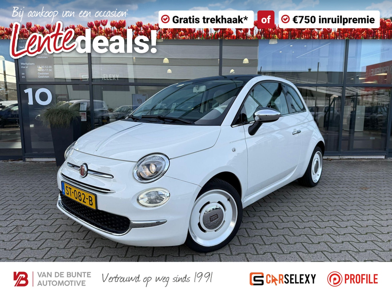 Fiat 500 - 0.9 TwinAir Turbo Anniversario *Trekhaak & Cruise* - AutoWereld.nl