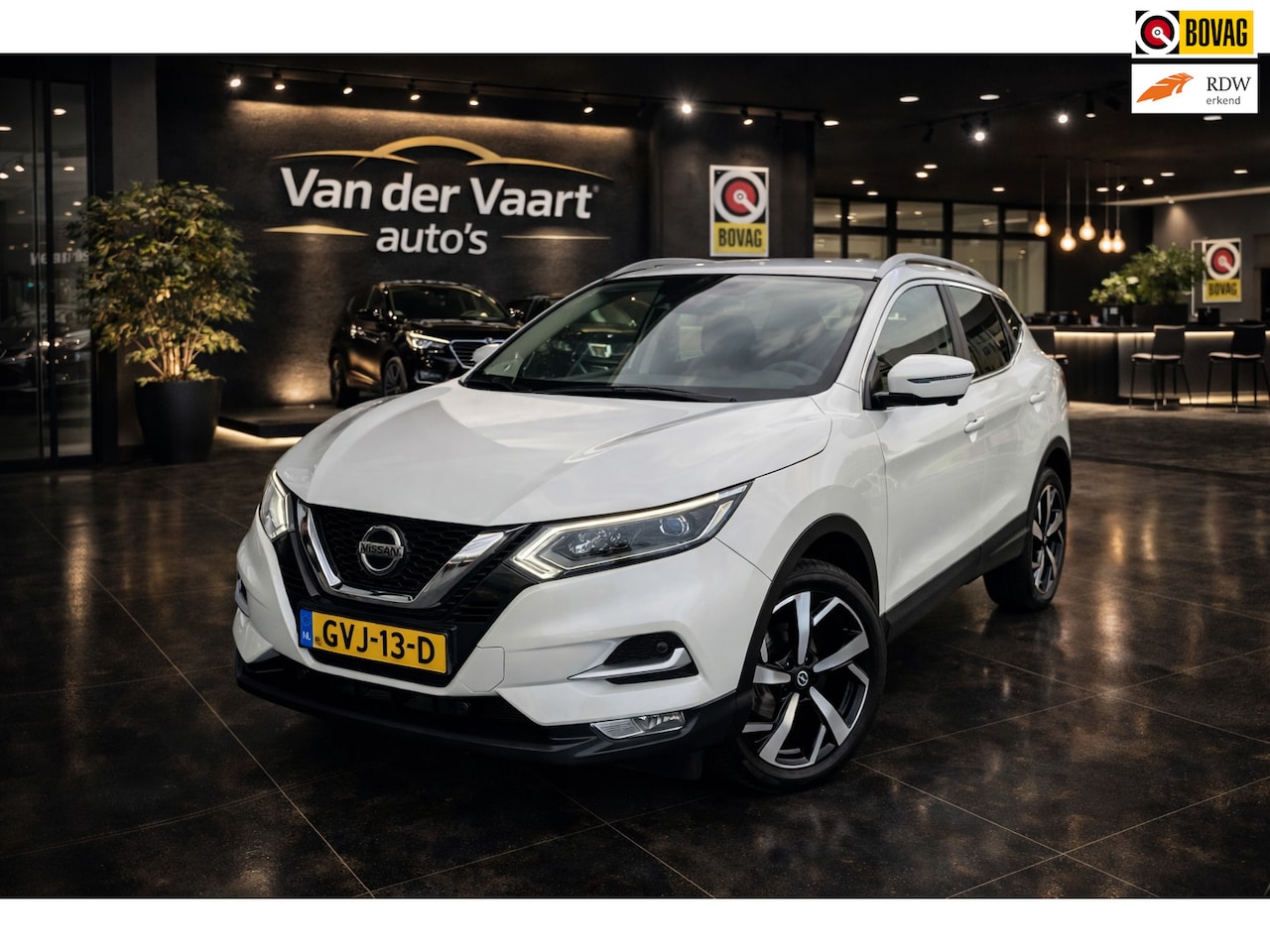 Nissan Qashqai - 1.3 DIG-T Tekna AUTOMAAT LEDER NAVI 360CAMERA - AutoWereld.nl