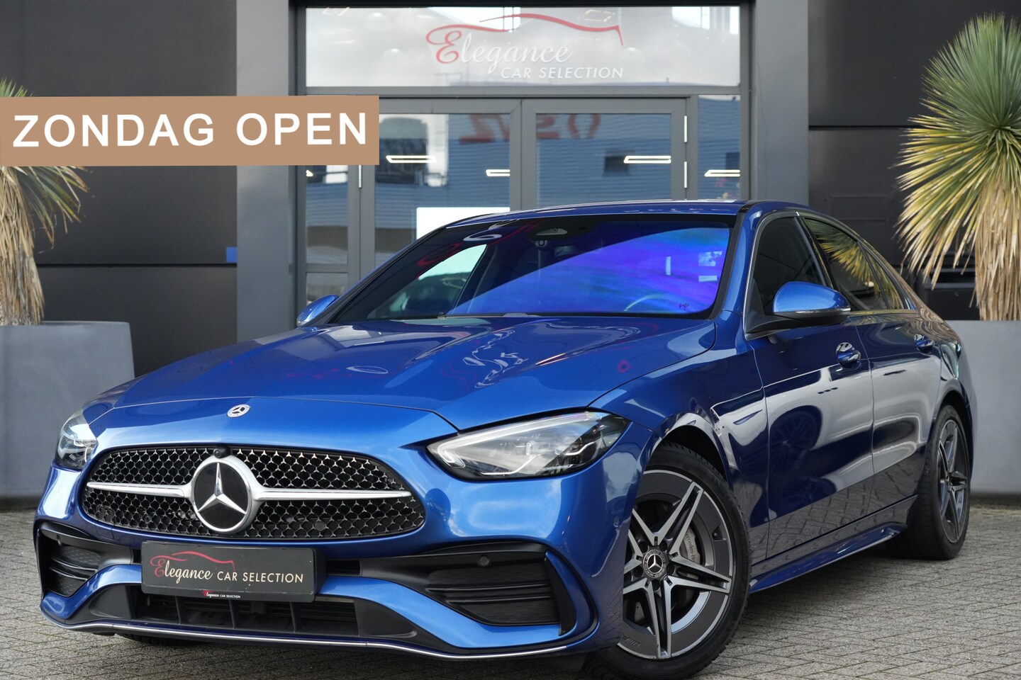 Mercedes-Benz C-klasse - 220 d AMG Line 200pk Navigatie/Stoelverwarming/Camera - AutoWereld.nl